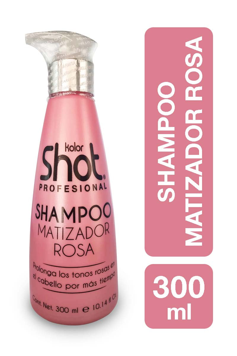 Shampoo Matizador Rosa Fantasía con Pigmentos + Keratina