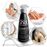 Shampoo Matizador Negro con Keratina y Argán Kolor Shot 300ml