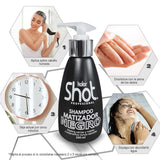 Shampoo Matizador Negro con Keratina y Argán Kolor Shot 300ml