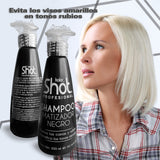 Shampoo Matizador Negro con Keratina y Argán Kolor Shot 300ml