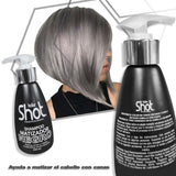 Shampoo Matizador Negro con Keratina y Argán Kolor Shot 300ml