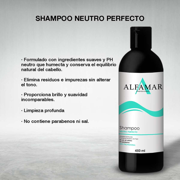 Shampoo Neutro Alfamar Limpieza Profunda Sin Sal