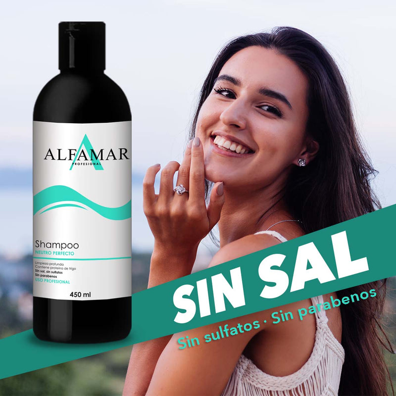 Shampoo Neutro Alfamar Limpieza Profunda Sin Sal