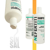 Shampoo Neutro sin Sal sin Parabenos + limpieza profunda Nefertiti 1lt