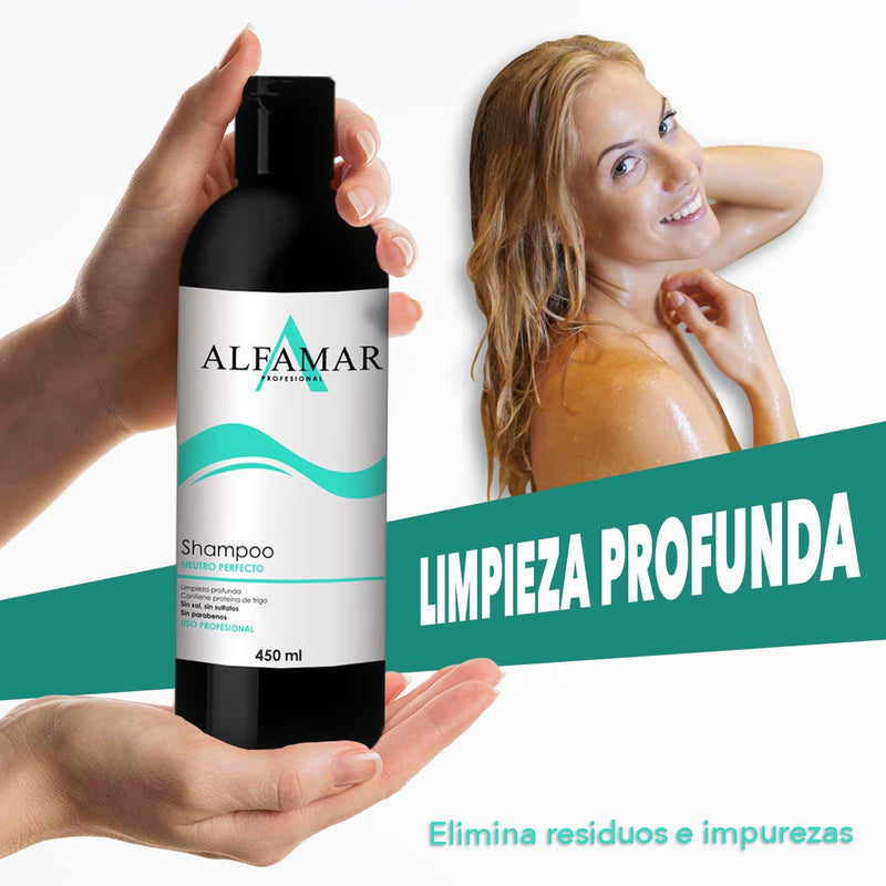 Shampoo Neutro Alfamar Limpieza Profunda Sin Sal