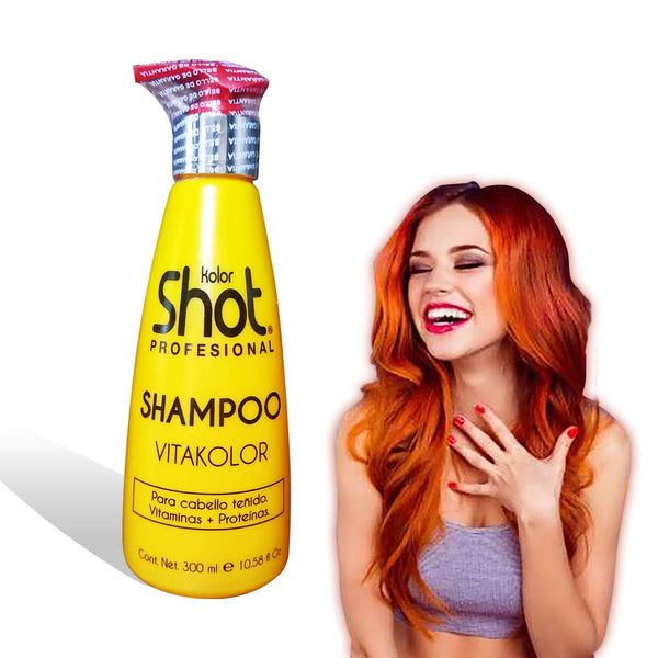Shampoo VitaKolor Protector De Color Para Cabello Teñido Kolor Shot 300ml