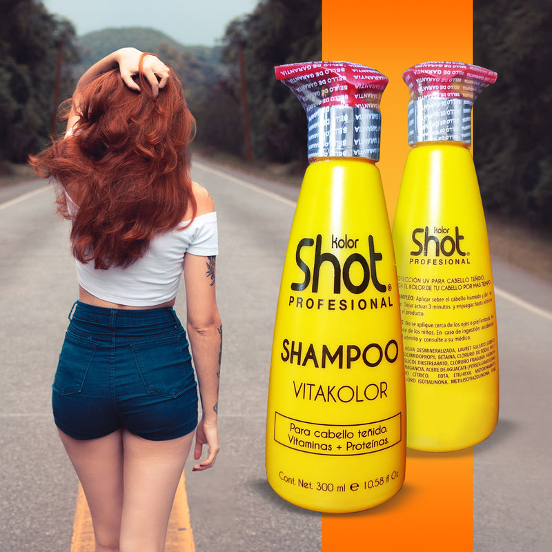 Shampoo VitaKolor Protector De Color Para Cabello Teñido Kolor Shot 300ml
