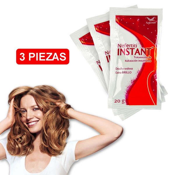 Kit Tratamiento INSTANT - Hidratación Instantánea y Suavidad (3 Sachets)