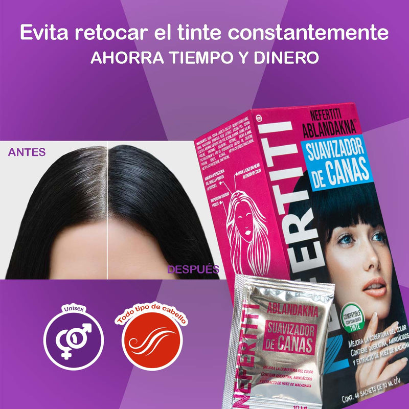 Paquete 48 Sobres Ablandakana Nefertiti - Ablandador de Canas