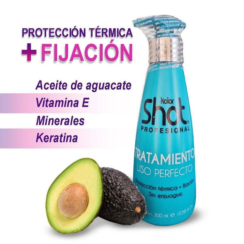 Tratamiento Liso Perfecto Kolor Shot Profesional 250 Ml