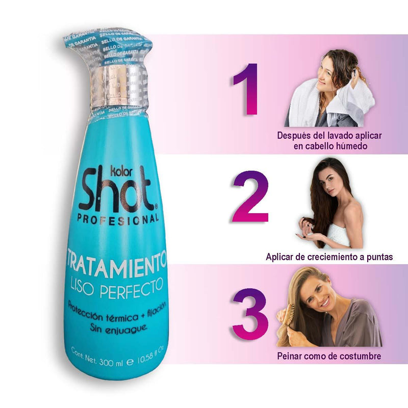 Tratamiento Liso Perfecto Kolor Shot Profesional 250 Ml