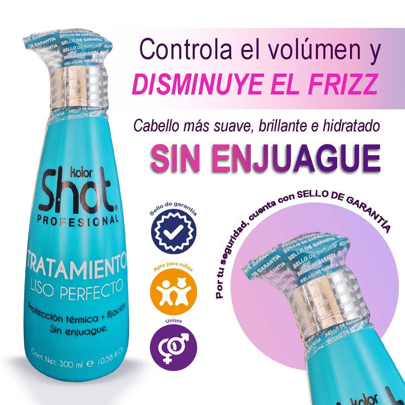 Tratamiento Liso Perfecto Kolor Shot Profesional 250 Ml
