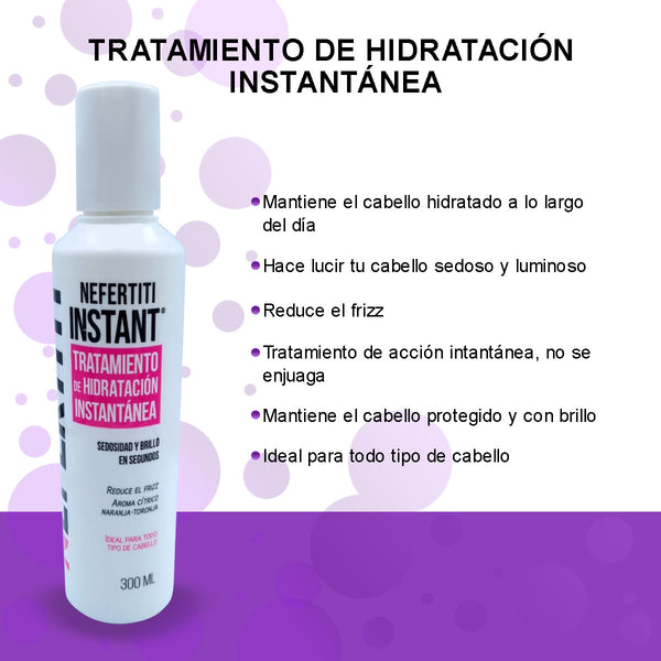 Tratamiento Para Cabello Hidratacion Instantanea Nefertiti