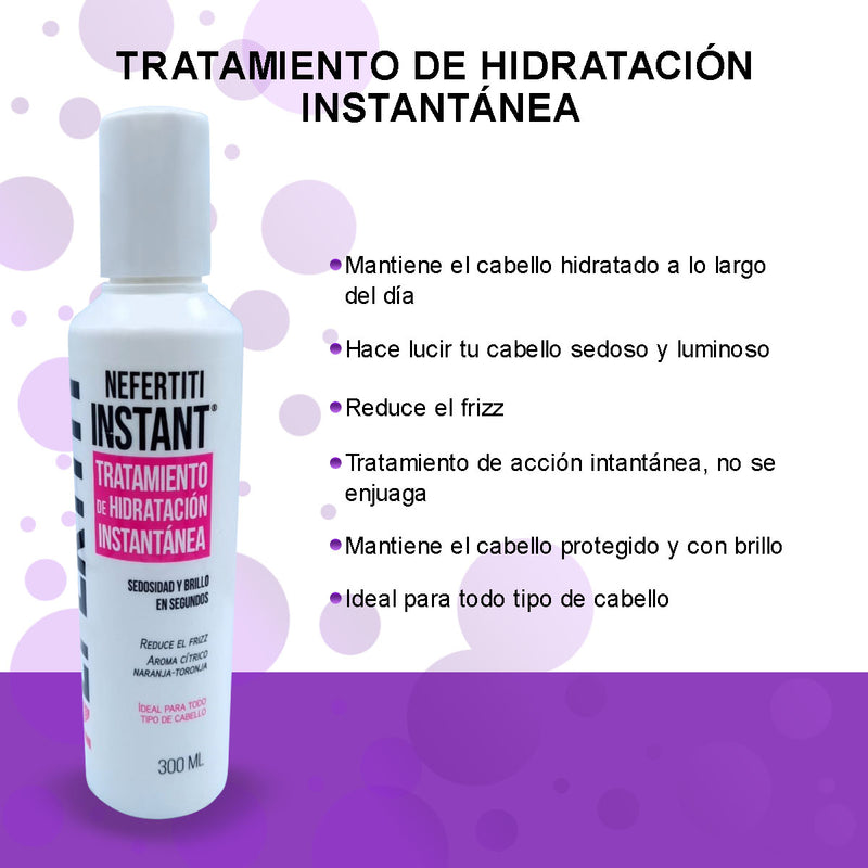 Tratamiento Para Cabello Hidratacion Instantanea Nefertiti