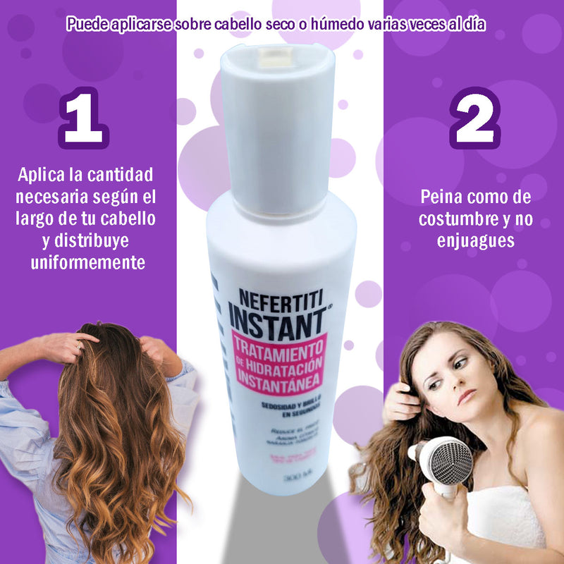 Tratamiento Para Cabello Hidratacion Instantanea Nefertiti