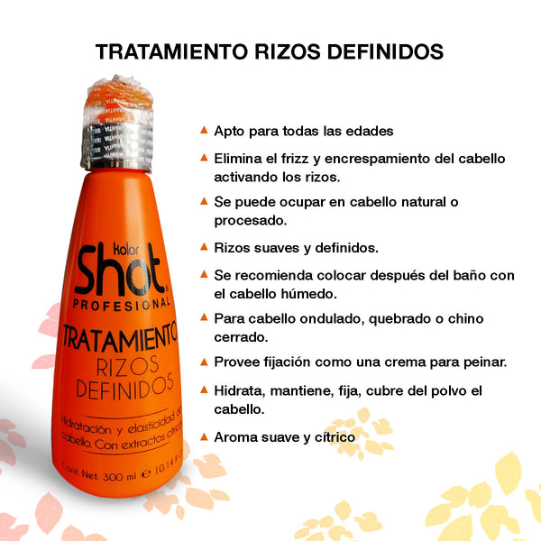 Tratamiento activador de Rizos Definidos Kolor Shot Profesional