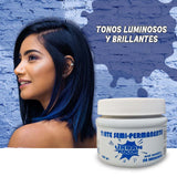 Tinte Semipermanente Urban Kolor Azul Metálico Sin Amoniaco