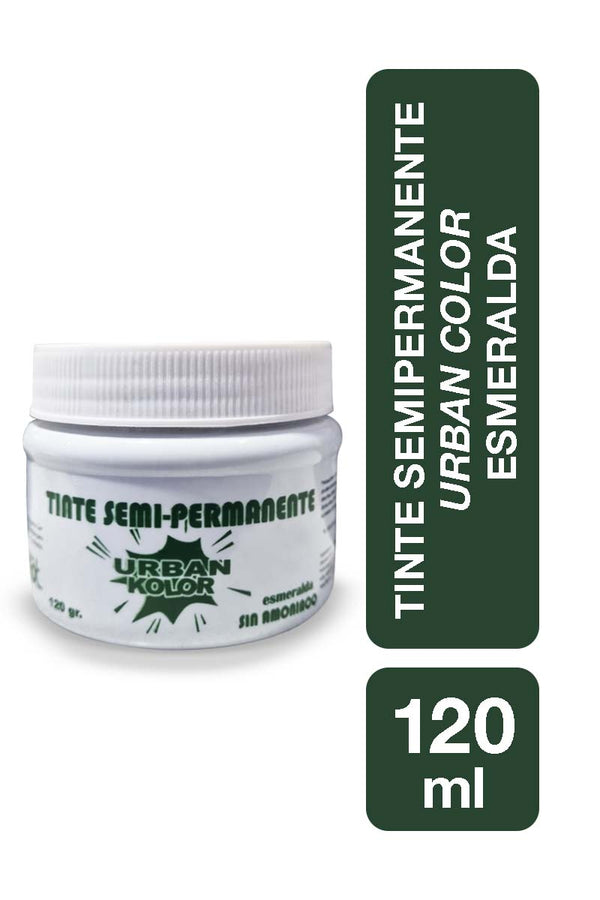 Tinte Fantasia Urban Kolor Esmeralda (verde oscuro) Sin Amoniaco 120gr