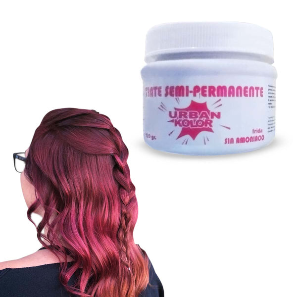 Tinte Fantasia Urban Kolor Frida (Rojo Arandano) Sin Amoniaco 120gr
