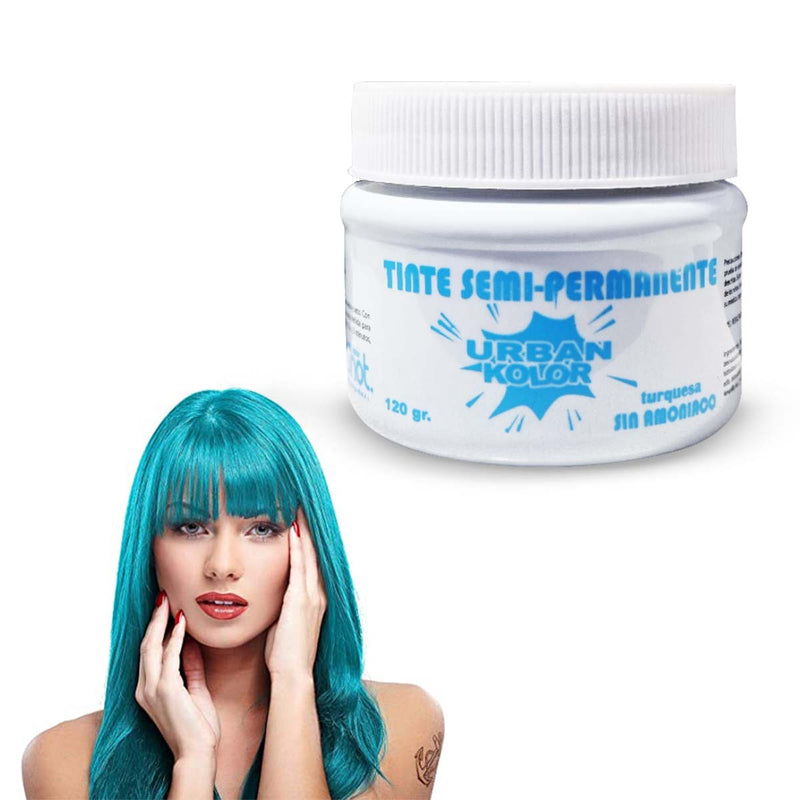 Tinte Fantasia Urban Kolor Turquesa (azul pastel) Sin Amoniaco 120gr