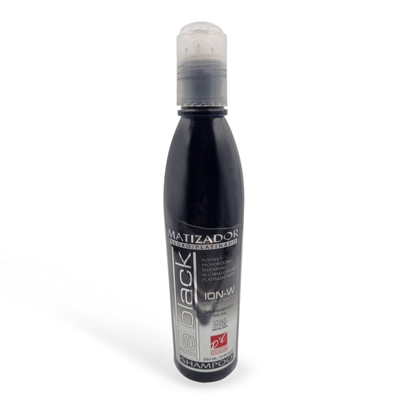 Shampoo Matizador Negro Le Black Sin Sal Para Cabello Platinado 250 ML