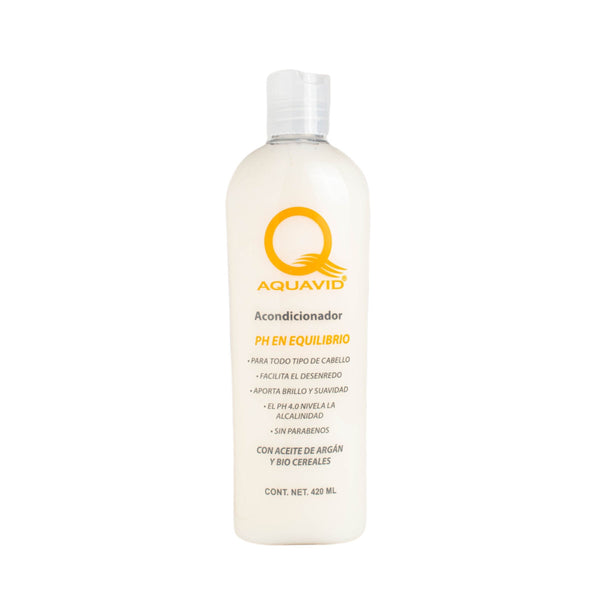 Acondicionador cabello  Aquavid con aceite de argan sin parabenos 420 ml