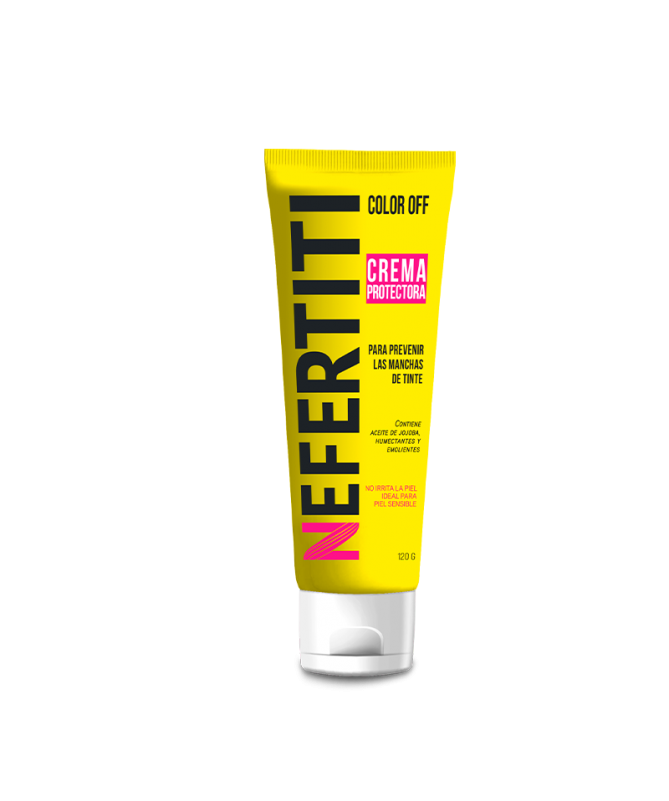 Removedor Desmanchador De Tinte En Crema Nefertiti 120 Gr
